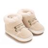 Baby Winter Boots Soft Snow Shoes Toddlers Warm First Walkers Solid Color Design