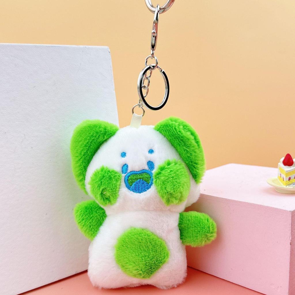 Portachiavi Peluche Bambola Mostro Occhi Grandi