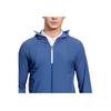 Fila Golf Series Solid Color Knitted Hooded Long Sleeve Jacket Men Jacket Dock-Blue A11M425508F-DB