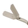 Straight Razor Plastic Zinc Alloy Sturdy Durable Safe Nonslip Streamline Lightweight Barber Razor for Home Barber Shop