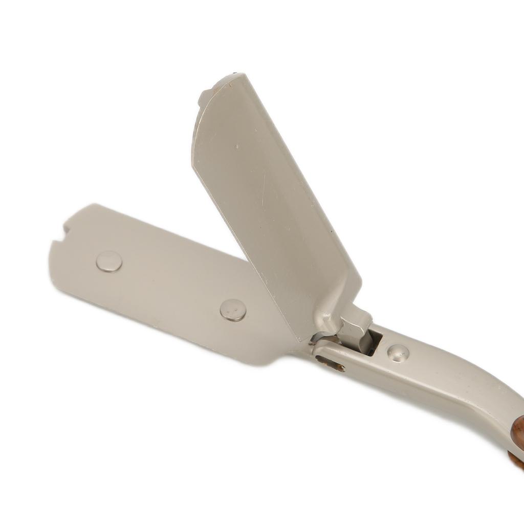 Straight Razor Plastic Zinc Alloy Sturdy Durable Safe Nonslip Streamline Lightweight Barber Razor for Home Barber Shop