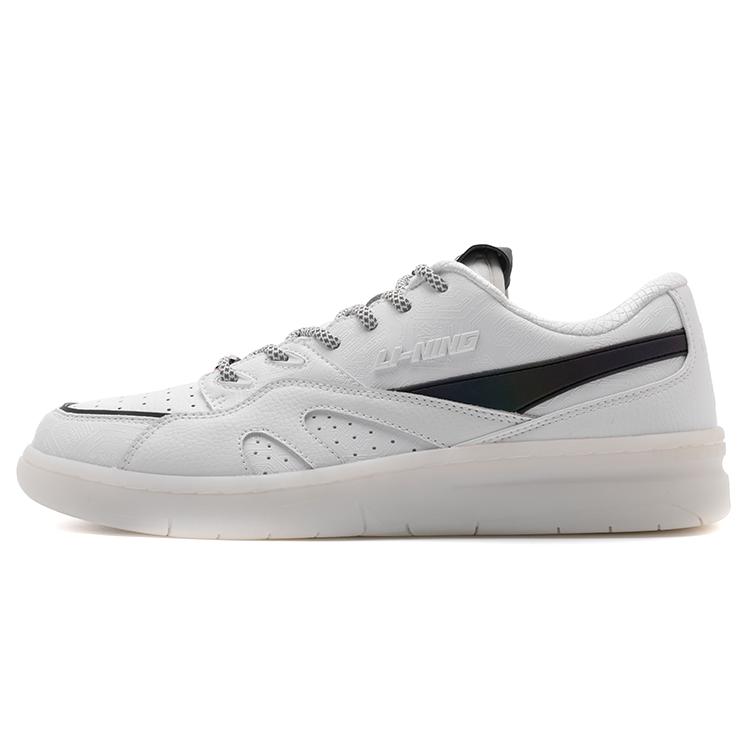Li Ning 937 Vintage Basketball Shoes Women's Low Top White/Black AGBR100-2