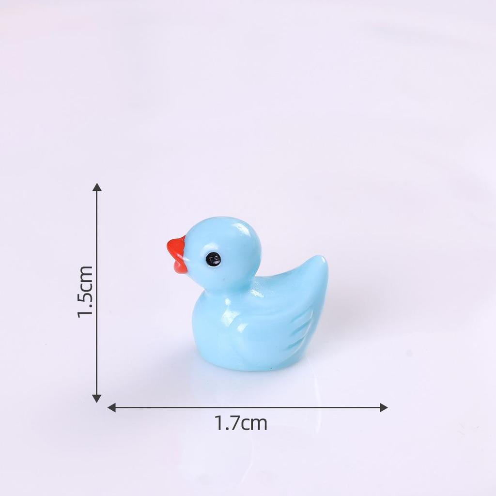 Pryskyřičná svítící kachna DIY komponenty pro šperky a vlasové doplňky