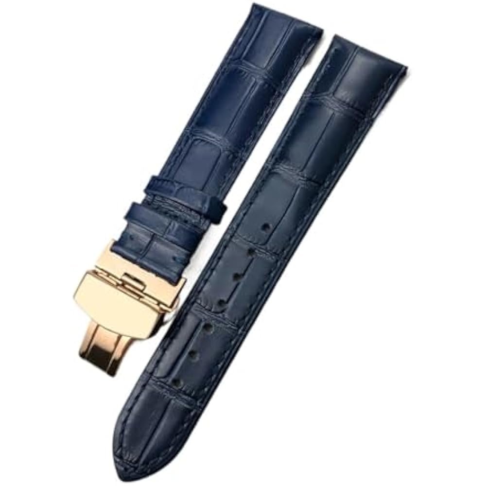 

Leather watch band (blue rose, 22mm) is compatible with Celtina, Mido, Tissot, Longines and Omega...