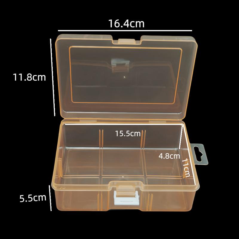 

Mini Plastic Box Rectangular Box Transparent Box Packing Box Storage Box Dustproof Solid Strong Jewelry Storage Case Container A1