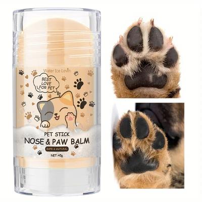 45g Hunde-Nasen- und Pfotenbalsam Hundepfotencreme Katzen Hunde Pfotenschutzcreme Haustierfußbefeuchter Haustier rissige Füße Reparatur Haustierzubehör