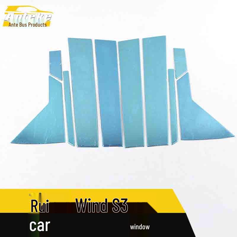 JAC Refine S3 Window Trim: Anti-Scratch Decorative Glass Strip