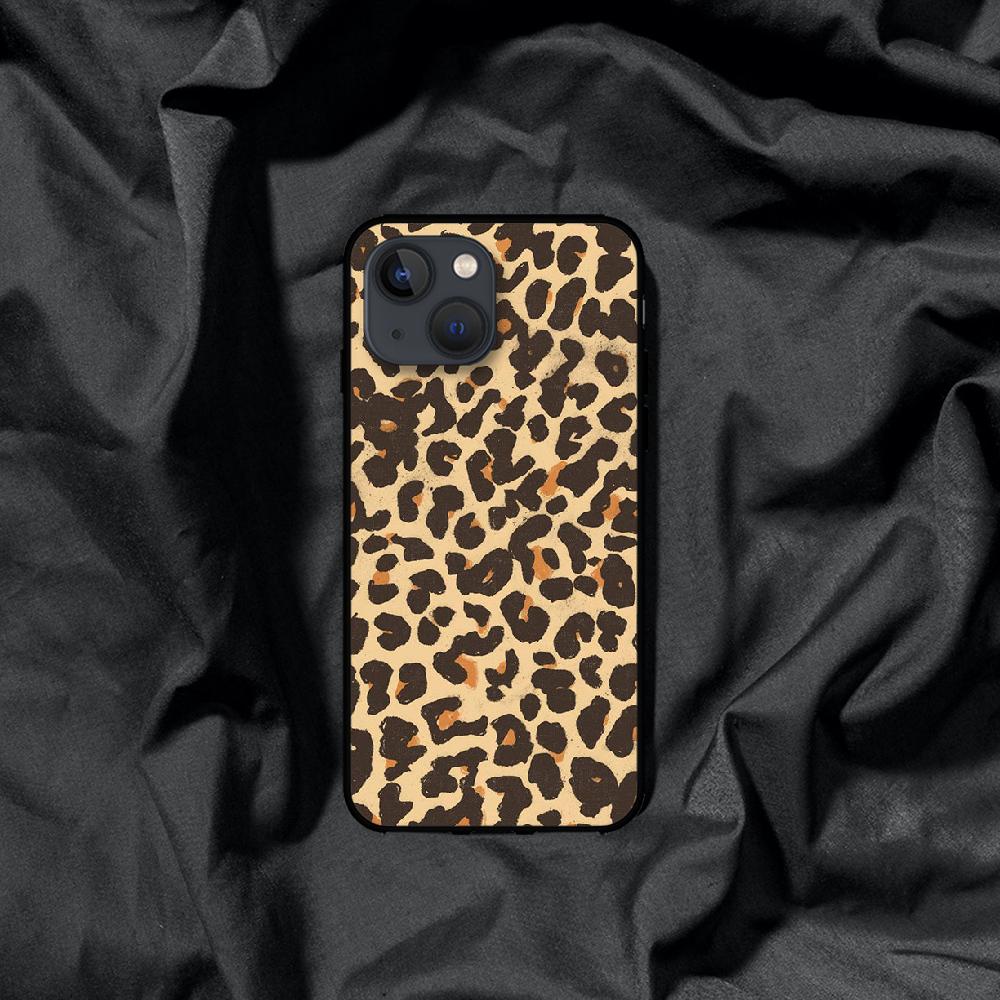 Leopard Pattern Art Phone Case For iPhone Samsung Galaxy Redmi Xiaomi Note S A 16 15 14 13 12 11 20 21 22 23 53 54 Pro Plus Ultra Silicone Cover