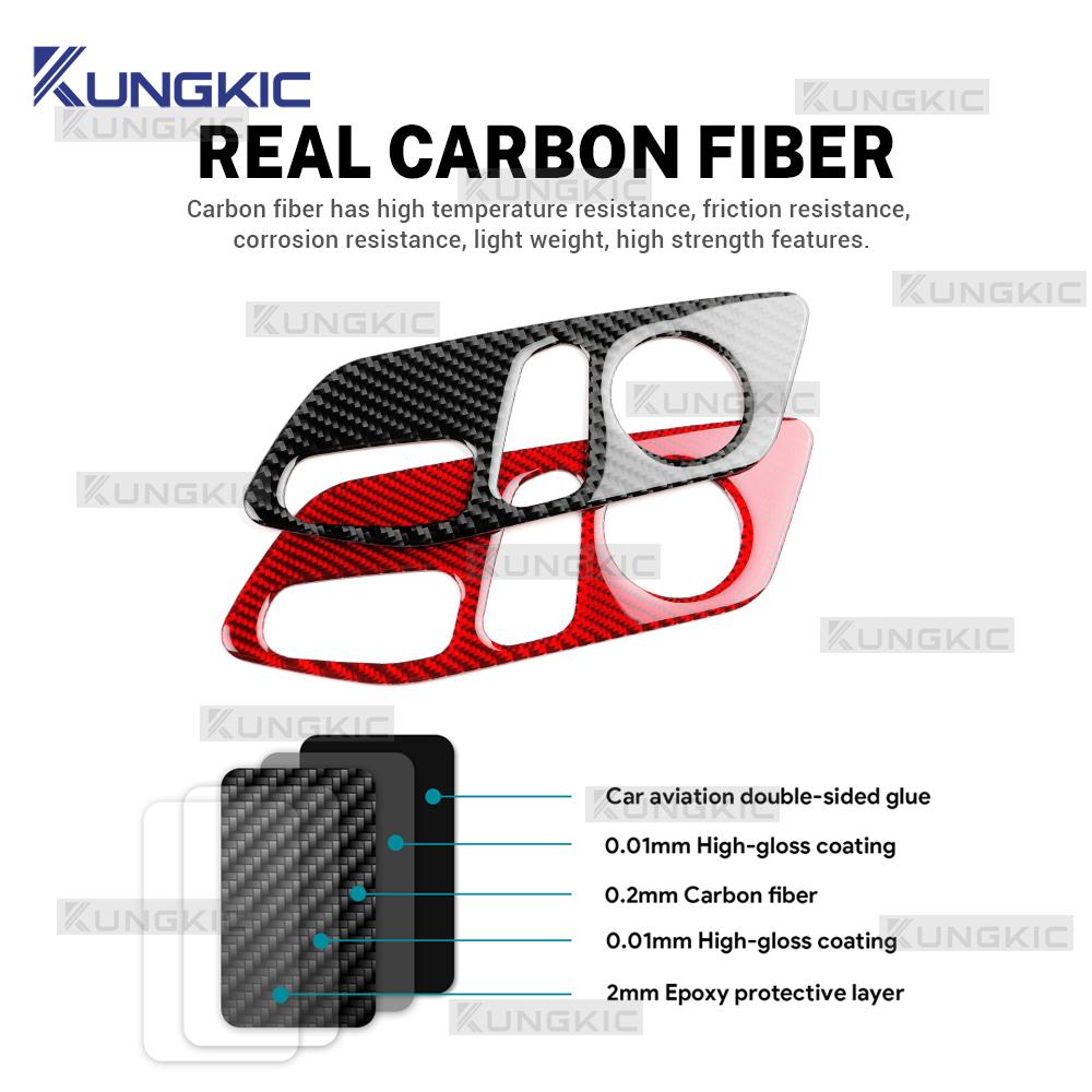 Carbon Fiber Seat Adjustment Panel Sticker for Hyundai Tucson NX4 2022-2025 LHD RHD Interior Decal