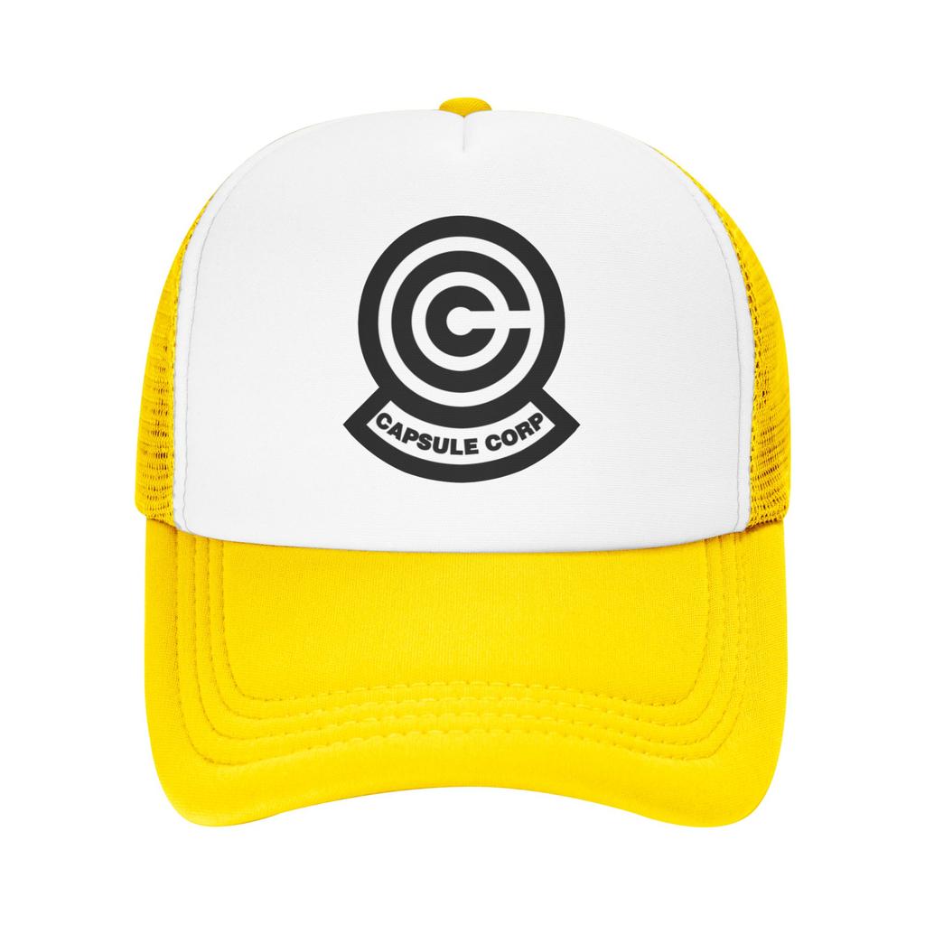 Unisex Women Capsule Corp Trucker Caps HipHop Baseball Caps Snapback Caps Dragon Ball Dad Hat Sun Hat Adjustable Sun Hats Summer
