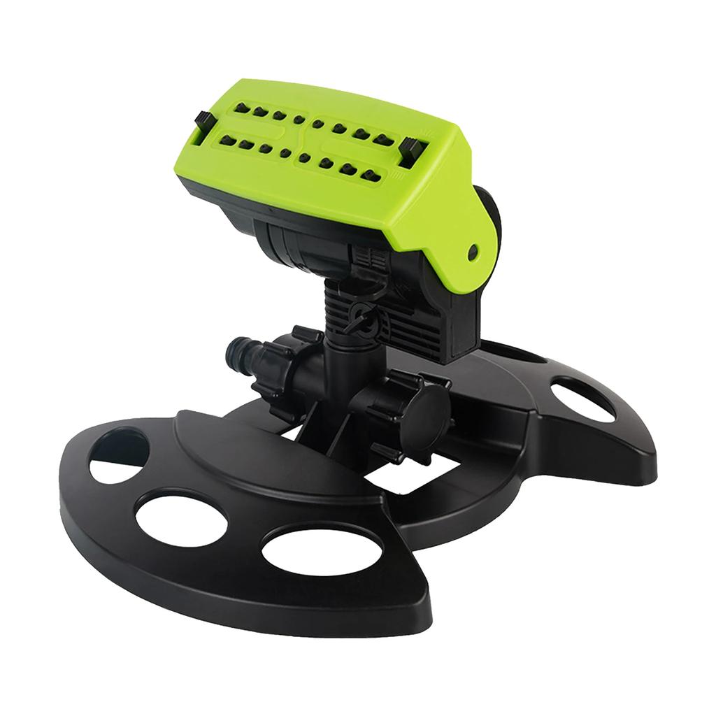 Gartensprenger Automatisch 180° Drehbar Einstellbar Große Abdeckung Rasensprenger Bewässerungssystem Blumen- und Gemüsebewässerung