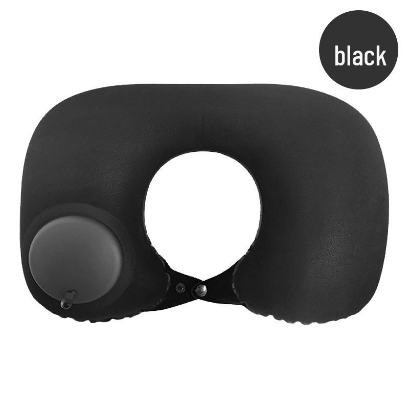 Automatic Inflatable Pillow: Portable Outdoor/Indoor Lumbar & Neck Support for Travel, Office Nap