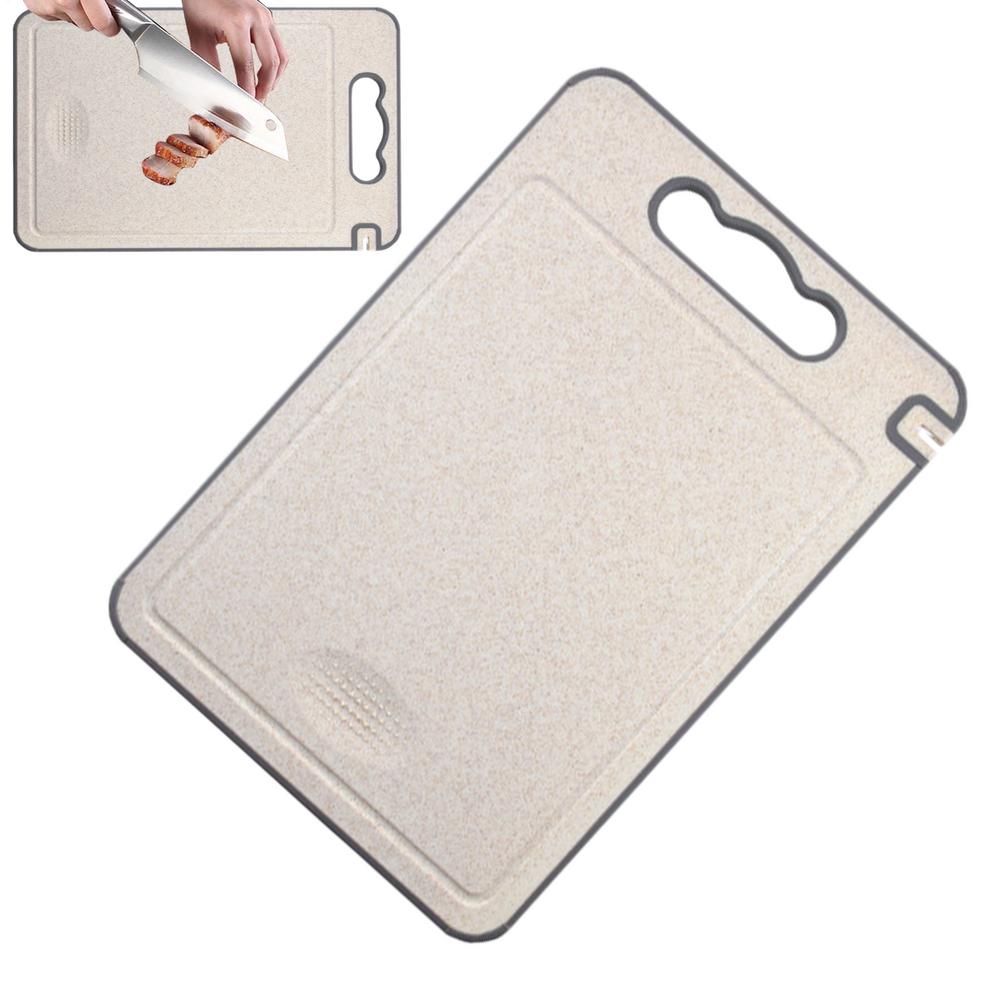 Stainless Steel Chopping Board Double-Sided Cutting Board With Built-In Grinder And Sharpener Kitchen Gadget Fruit Chopping