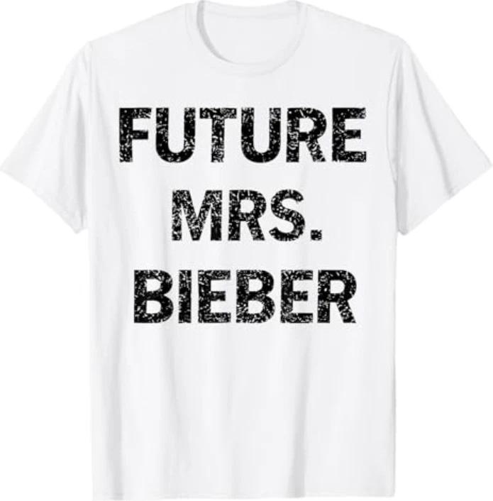 Future Mrs Bieber Funny T-Shirt L