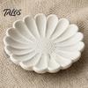 Decorative Jewelry Tray 3D Printed Flower Shape for Rings Necklaces Bracelets, Entryway Table White Storage Dish Trays, Trinket Dish, Organizer Living