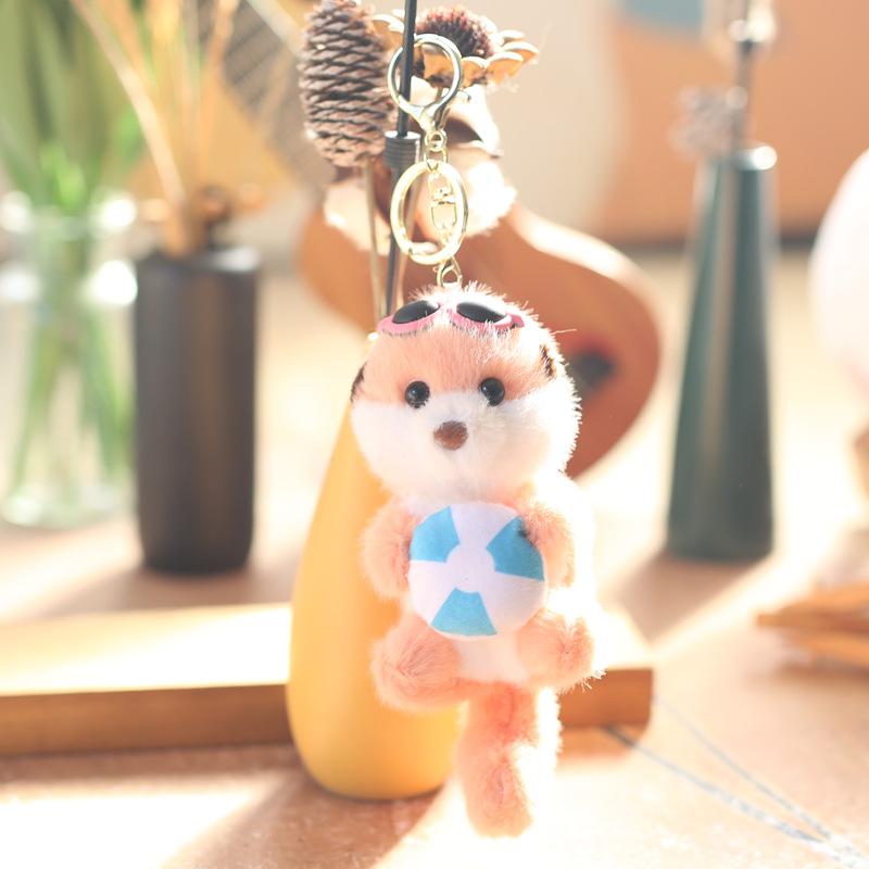 Cute Cute Little Sea Dog Pendant Plush Toy Doll Sea Otter Bag Hanging Keychain Rag Doll Doll