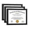 11x11 Picture Frame Set of 6 with Real Glass for Pictures 8x8 with Mat or 11x11 Without Mat Wall Gallery or Tabletop Display Ph