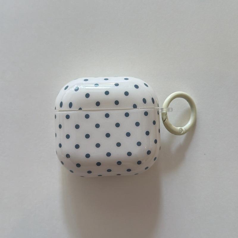 Ins Solid Color Polka Dots for Apple AirPods Pro 1 Generation Protective Case Pro1 Bluetooth Headset Case AirPods 1
