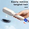 Retractable Hair Brush Self-Cleaning Bristles Scalp Massage Anti-static Hair Detangling Styling Comb Portable Women Hairdressing Tools Birthday Gift