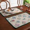 Dining Table Cotton  Linen Table Runner with Tassels