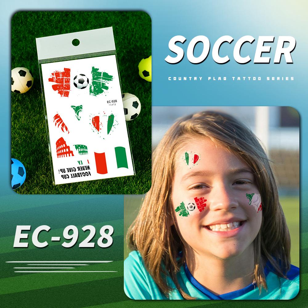 Ruikalong USA Canada Mexico Flag Waterproof World Cup Tattoo Stickers