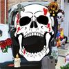 Decorations Kit - Halloween Car Decorations For SUV, Scary Witch Face Sticker Car Decor For Outdoor Garage Archway Door Wall Window Haunt