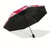 Cardcaptor Sakura & Fanart Automatic Opening and Closing UmbrellaPortable 3 Fold Small Umbrella for Men and Women.C004