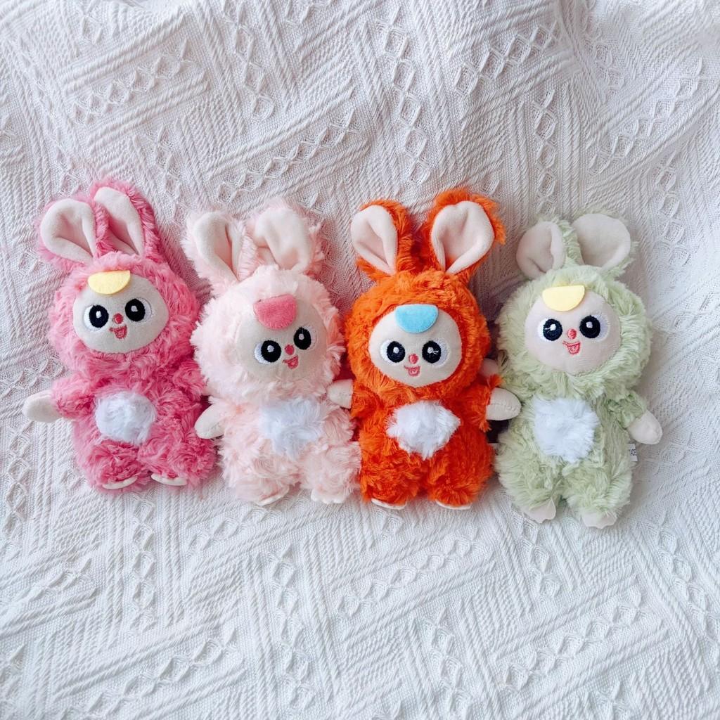 Standing Baby Three Plush Toy Keychain With Pp Cotton Filling For Girls And Teens