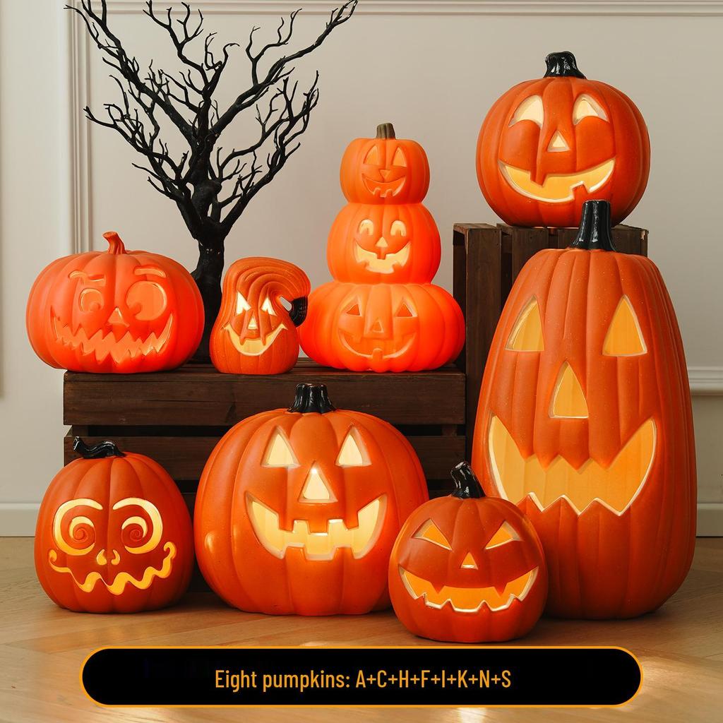 Halloween Large Pumpkin Lantern: Festive Decor for Doorways, Bars, and Shops