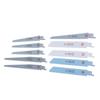 10Pcs Reciprocating Saw Blades Set Metal Coarse Cutting Fine Tooth Lengthening for Woodworking