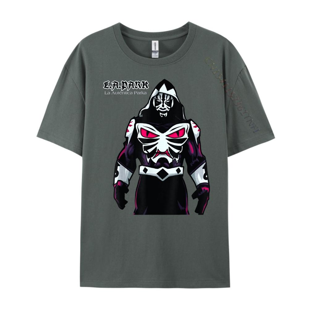 La Original Parka Lucha Libre Mexico Wrestling Legend Anime T Shirts Breathable Unisexs Shirts Plus Size Fathers Day cm black