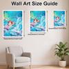 Disney Diamond Painting 5D Handmade DIY Ariel Diamond Stickers Home Room Decorations Gifts