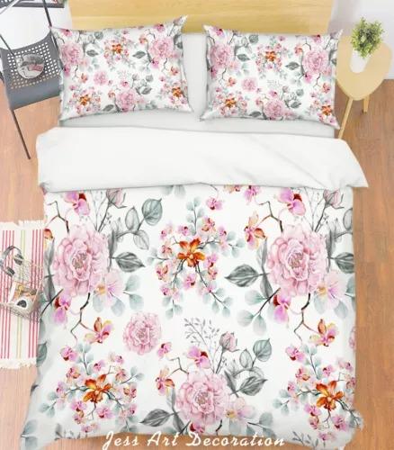 Floral Soft Duvet Cover Beding Decoration Gift First Choice Suitable for Children Young Boys Young Girls plus Adult Peoples Soft Warm plus Breathable