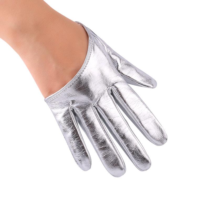 New Women's Performance Gloves Street Dance Nightclub Dance Half Palm Dance Korean Punk Performance Gloves