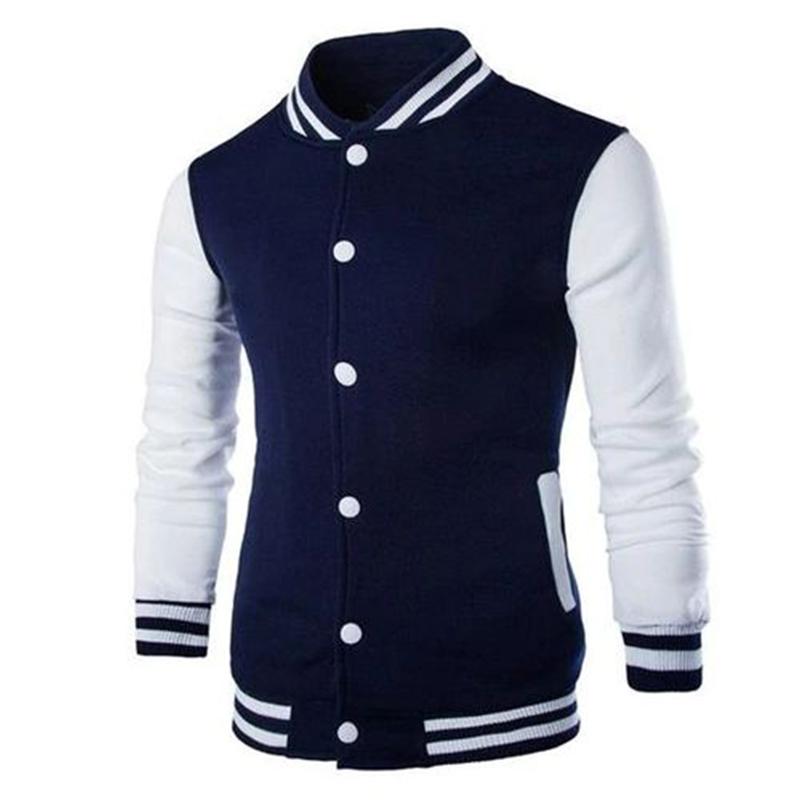 

Новая мужская бейсбольная куртка, модный дизайн, приталенная студенческая университетская куртка, мужская брендовая стильная Весте XXXL