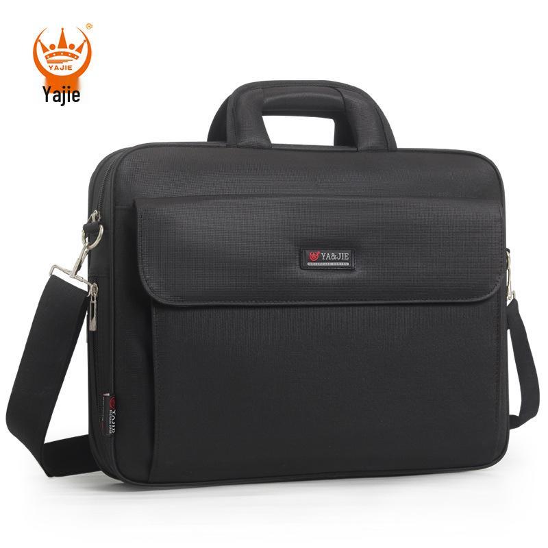 Oxford Cloth Men's Laptop Briefcase - Large Capacity Business Crossbody & Handbag