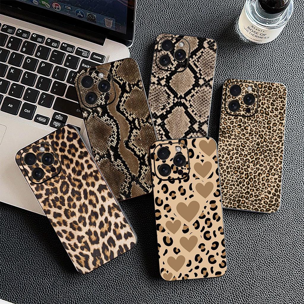 Cover for Samsung Galaxy S10 S8 S9 Plus A33 A34 A31 70 A71 A72 Note 20 9 8 S10E Casing Phone Case Cow Print Leopard Snake