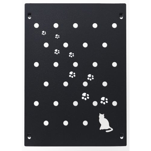 Yoshikawa Kuroneko Kitchen Knife, Cutting Board, and Kitchen Scissors Stand, 15.2 X 10.2 X 21.7 Cm, Tsubame-Sanjo, Made In Japan, 1305628