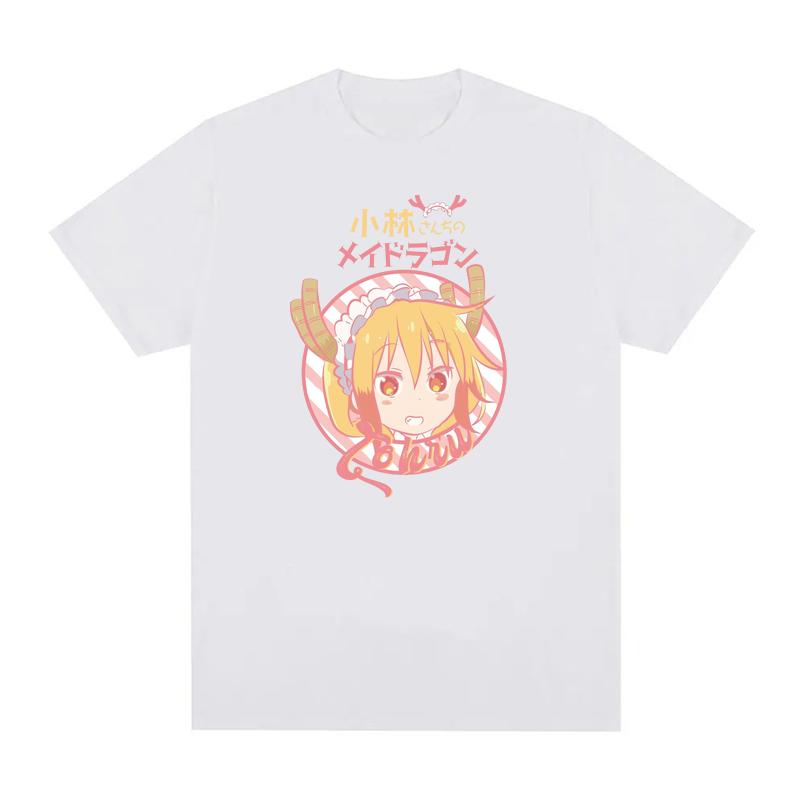 Miss Kobayashi Dragon Maid Kawaii Maidservant Tohru Funny Anime T Shirt Men Women Cotton Casual T Shirt O-Neck EU Size Tees