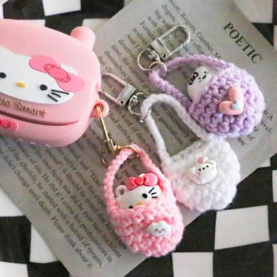 Mini Pet Doll Knitted Pocket Capybara Keychain - Option 1