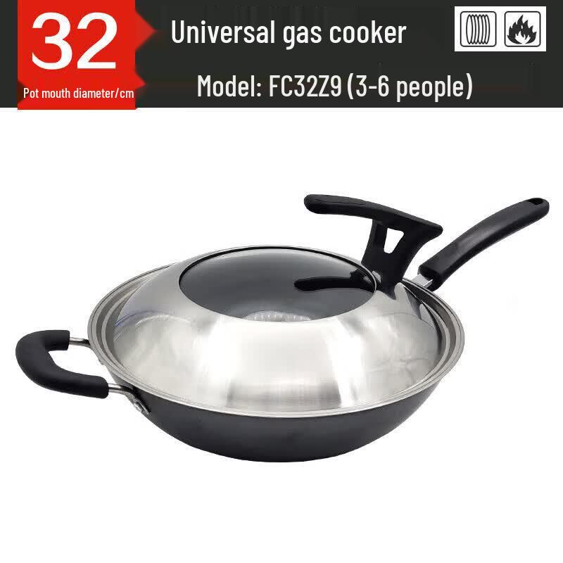 SUPOR True Rust-Proof Cast Iron Wok
