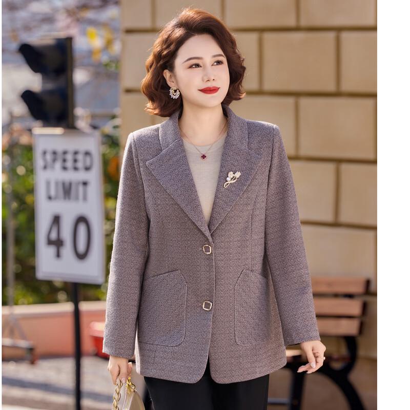 Women's Plus Size Spring Autumn Blazer Jacket