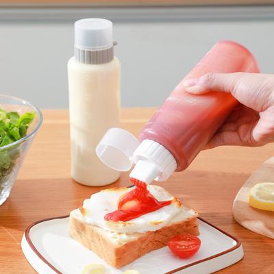 5 Löcher Gewürz Squeeze Flasche Küche Ketchup Senf Flasche Klar Mayonnaise Honig Spender Saucen Aufbewahrungsbehälter