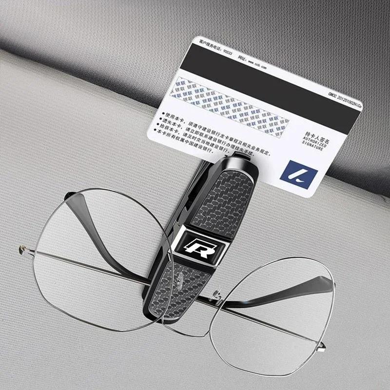 2026 Nové Pro VOLKSWAGEN VW Auto Clona Klip na sluneční brýle Držák na brýle do auta Držák na brýle pro Volkswagen VW Jetta R-line GTI R
