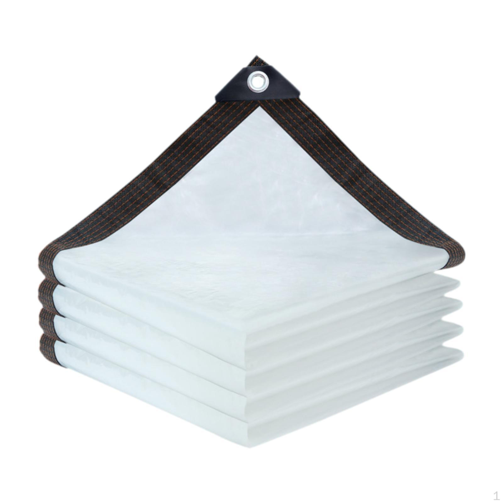 

Прозрачный брезент для использования в саду, укрытия растений и открытых площадок 4x5 m