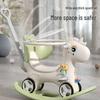 3-in-1 Wooden Rocking Horse & Ride-On Toy: Perfect First Birthday Gift for Boys and Girls