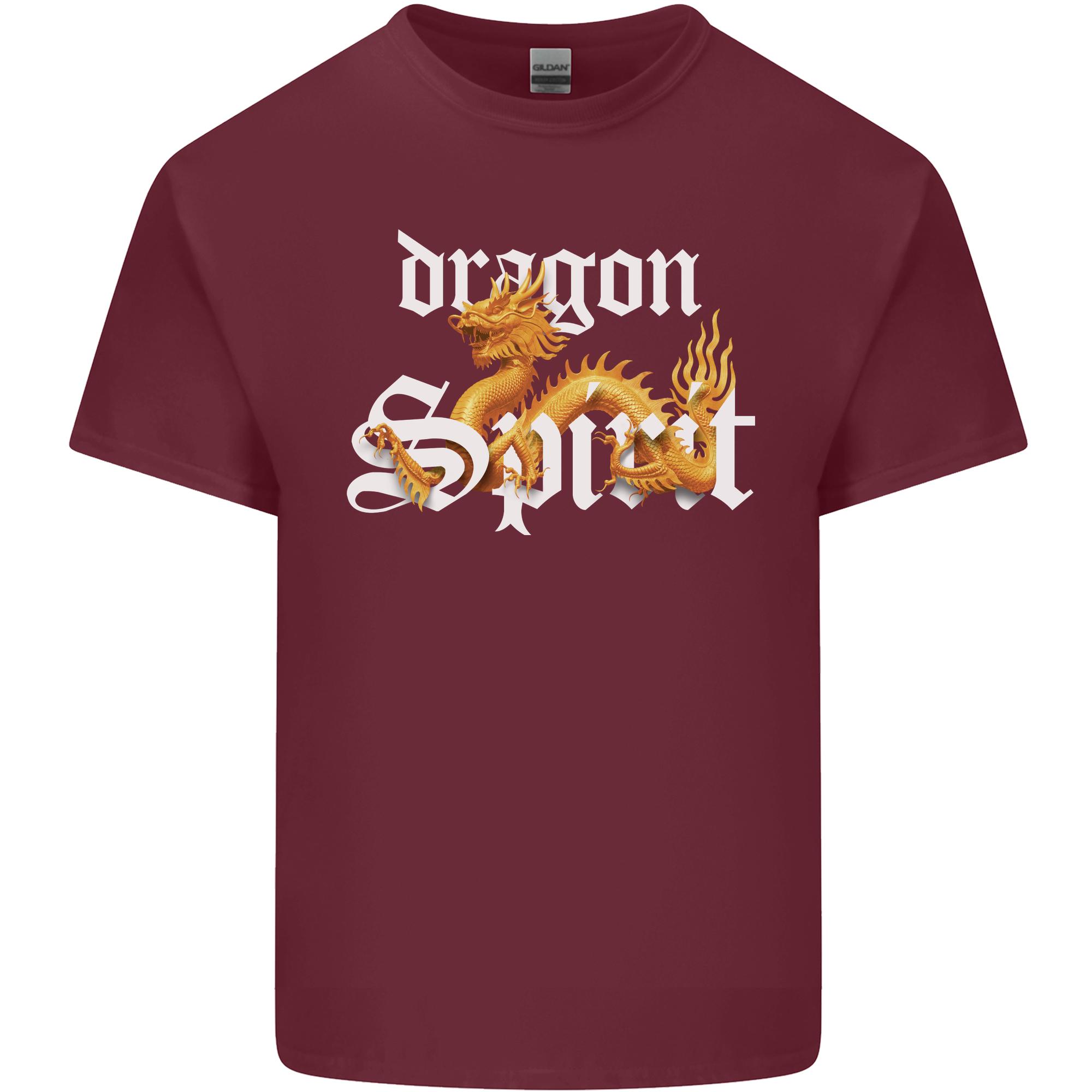 Dragon Spirit Fantasy Unisexs Light Cotton TShirt S