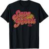 Ferris Bueller Save Ferris Distressed Bubble Text T-shirt