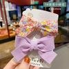 Headwear Hair Clip Set Women Hair Accessories Bow Knot Hair Clip for Children's Princess Baby Cute Super Immortal Fabric Floral