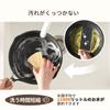 CAROTE 26cm Frying Pan with Lid, IH & Gas Stove Compatible, PFOA & PFOS Free, Marble Coating, Incredibly Smooth, Non-Stick, Easy to Clean, Perfect